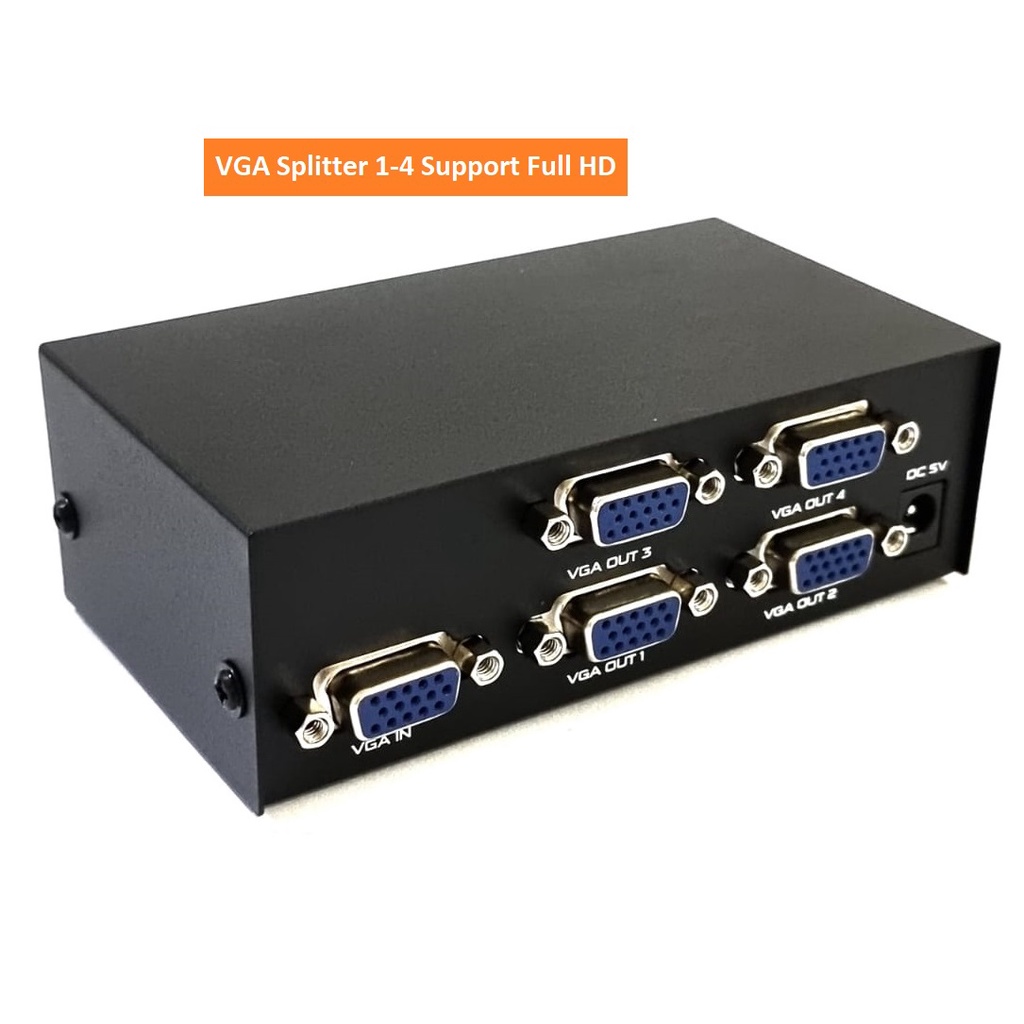 VGA Splitter 4 Port Support High Resolution