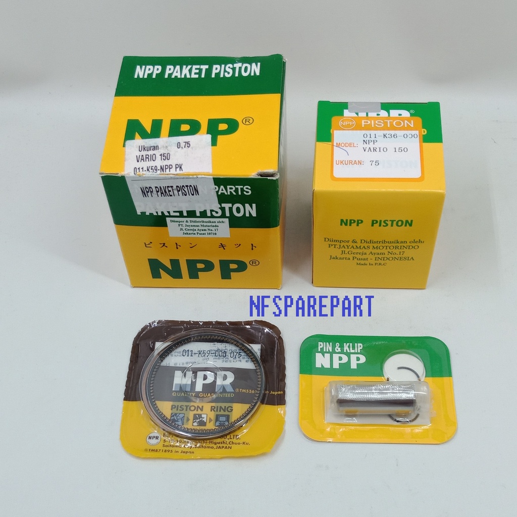 PISTON KIT VARIO150 NPP BERKUALITAS ORIGINAL