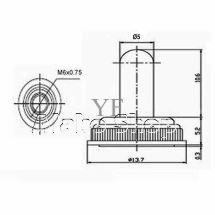 karet saklar toggle kondom waterproof 3pin 6pin on off