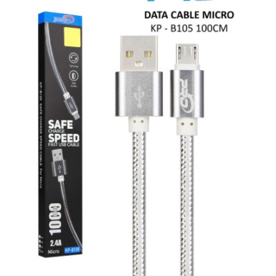 Kabel Data kabel cas kabel charger PRO Micro KP-B105 100cm