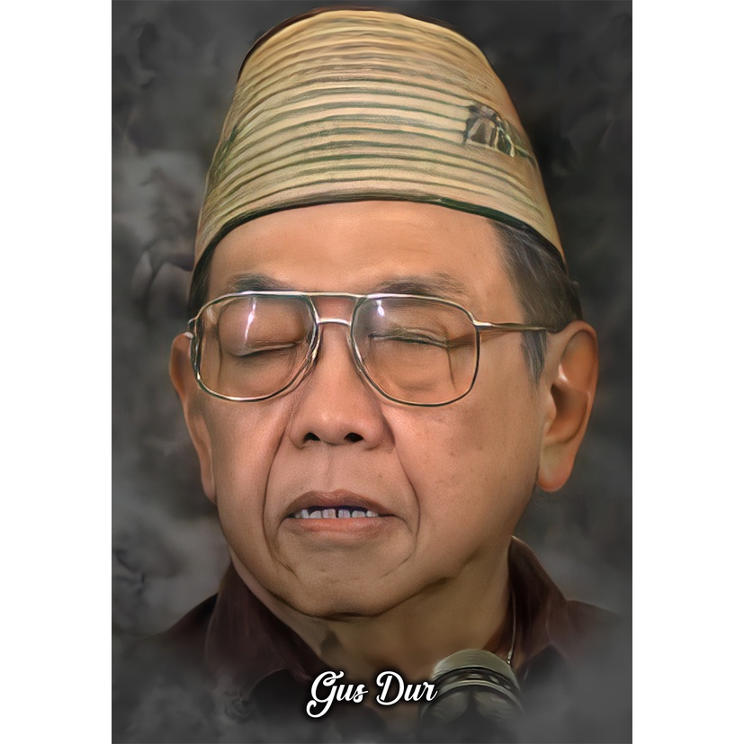 POSTER GUS DUR ARTPAPER 310GRAM 32*47CM