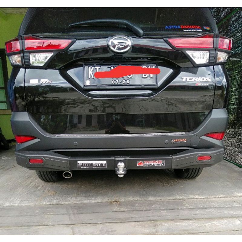 Towing bar pengaman bumper tanduk belakang besi rhino towing Reflektor Rush/Terios 2018 2019 2020 20