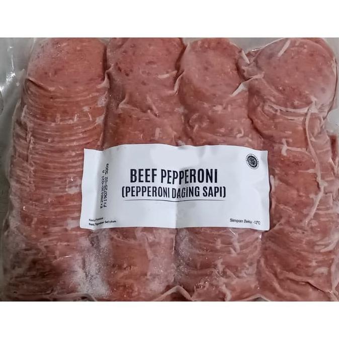 

Pepperoni Beef Daging Sapi Peperoni 500 Gr Halal Topping Pizza Berryolshop42