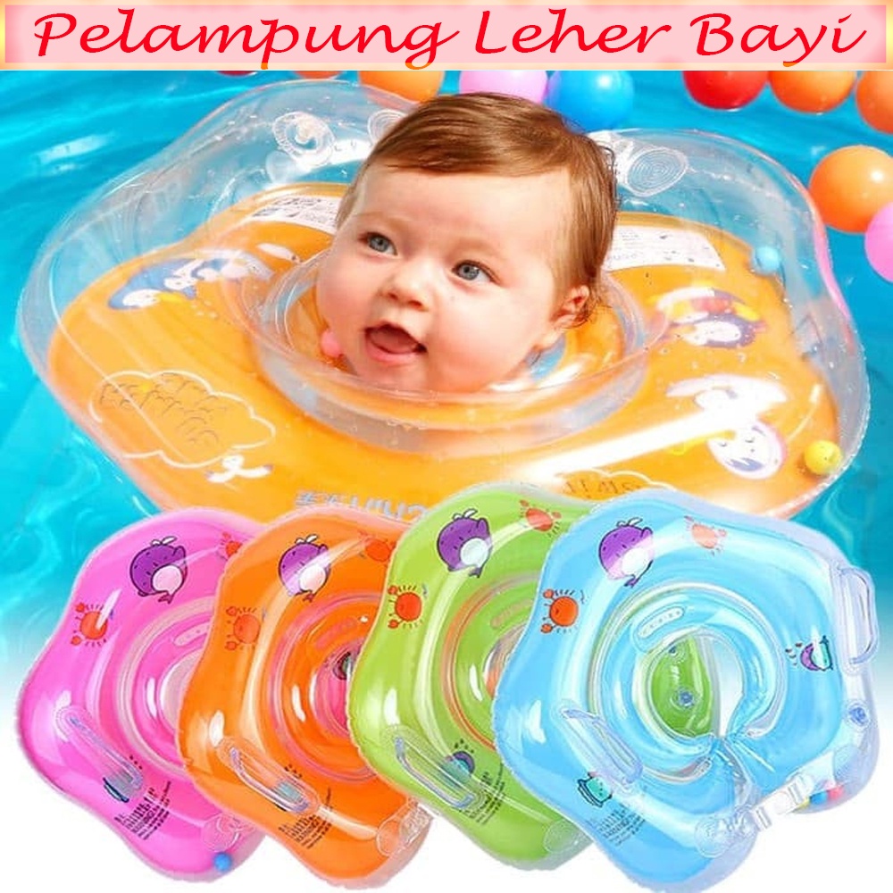 Pelampung Leher Bayi &amp; Pompa Injak Ban Renang Leher Pompa Injak Pelampung Ban Leher Bayi Neck Ring Baby Pelampung Leher Baby Neck Floating Pompa Pelampung