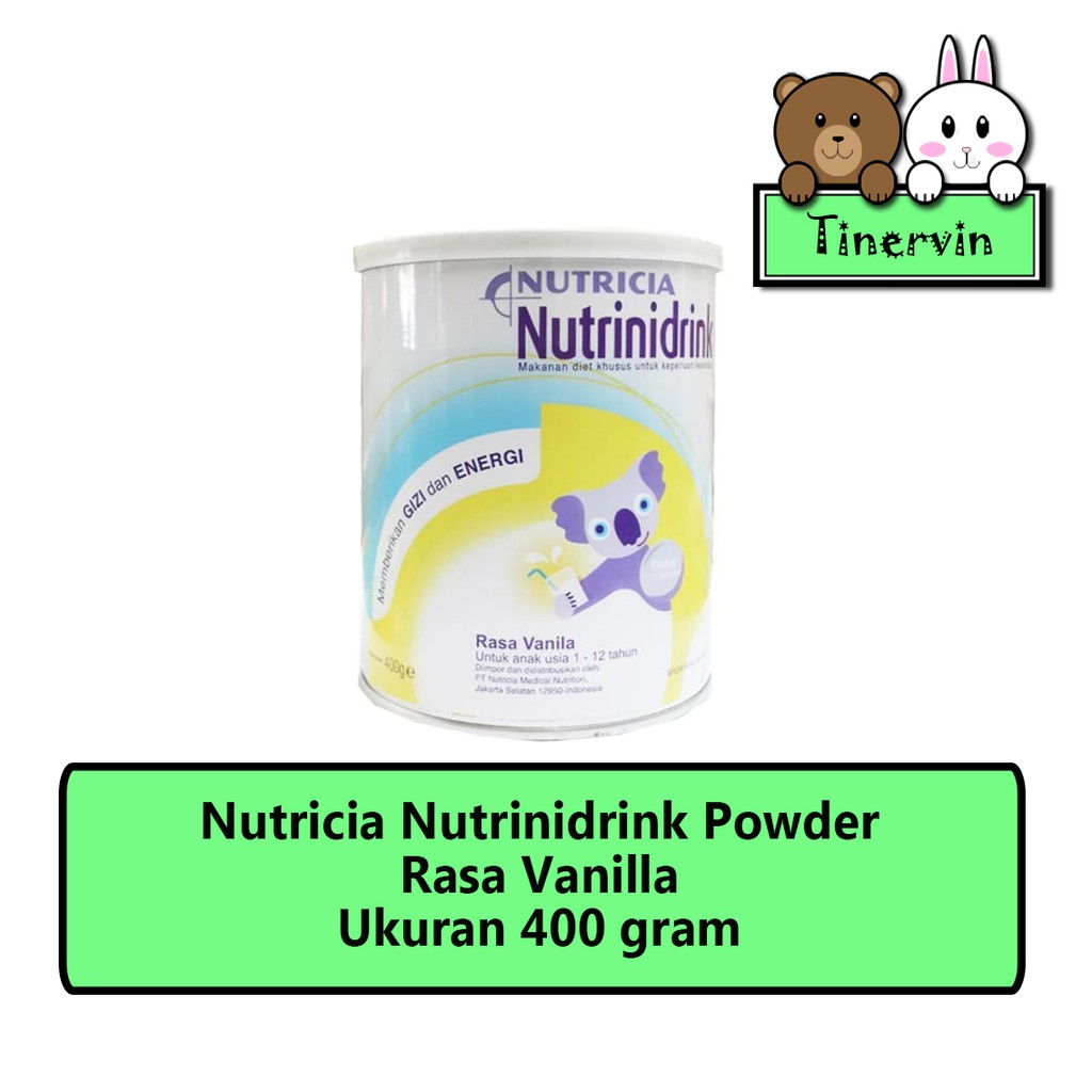NUTRICIA Nutrinidrink Susu Vanilla Tin - 400gr