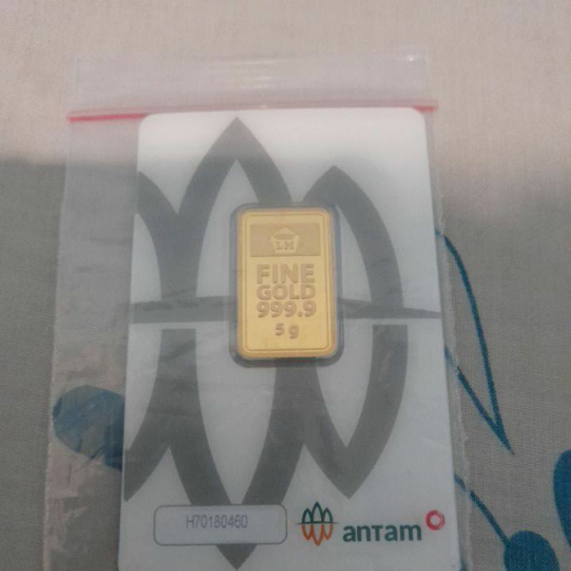 ANTAM EMAS BATANGAN 5 GRAM CERTICARD