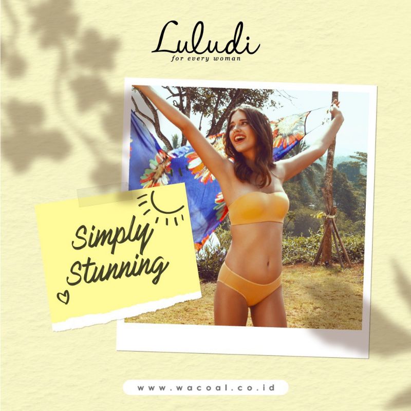 Luludi Simply Wireless Bra LB 5601 Bra kemben tanpa kawat