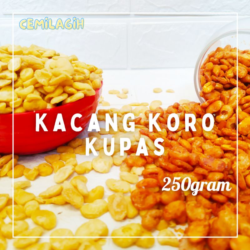 KACANG KORO KUPAS ORIGINAL &amp; PEDAS