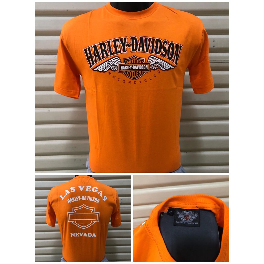 Kaos Harley Davidson - Nevada,Orange