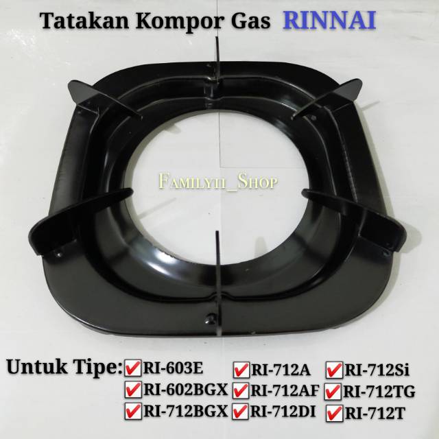 Tatakan Rinnai Kaki 6 / Tatakan Kompor Gas Rinnai kaki 6 / Dudukan Kompor Gas Rinnai Kaki 6
