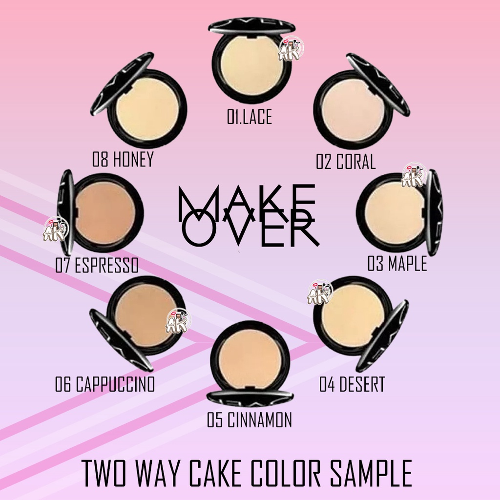 MAKE OVER PERFECT COVER TWO WAY CAKE + REFILL 12GR ( BEDAK PADAT )