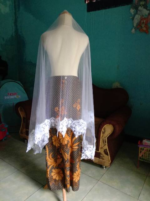 Ready Kerudung akad pengantin