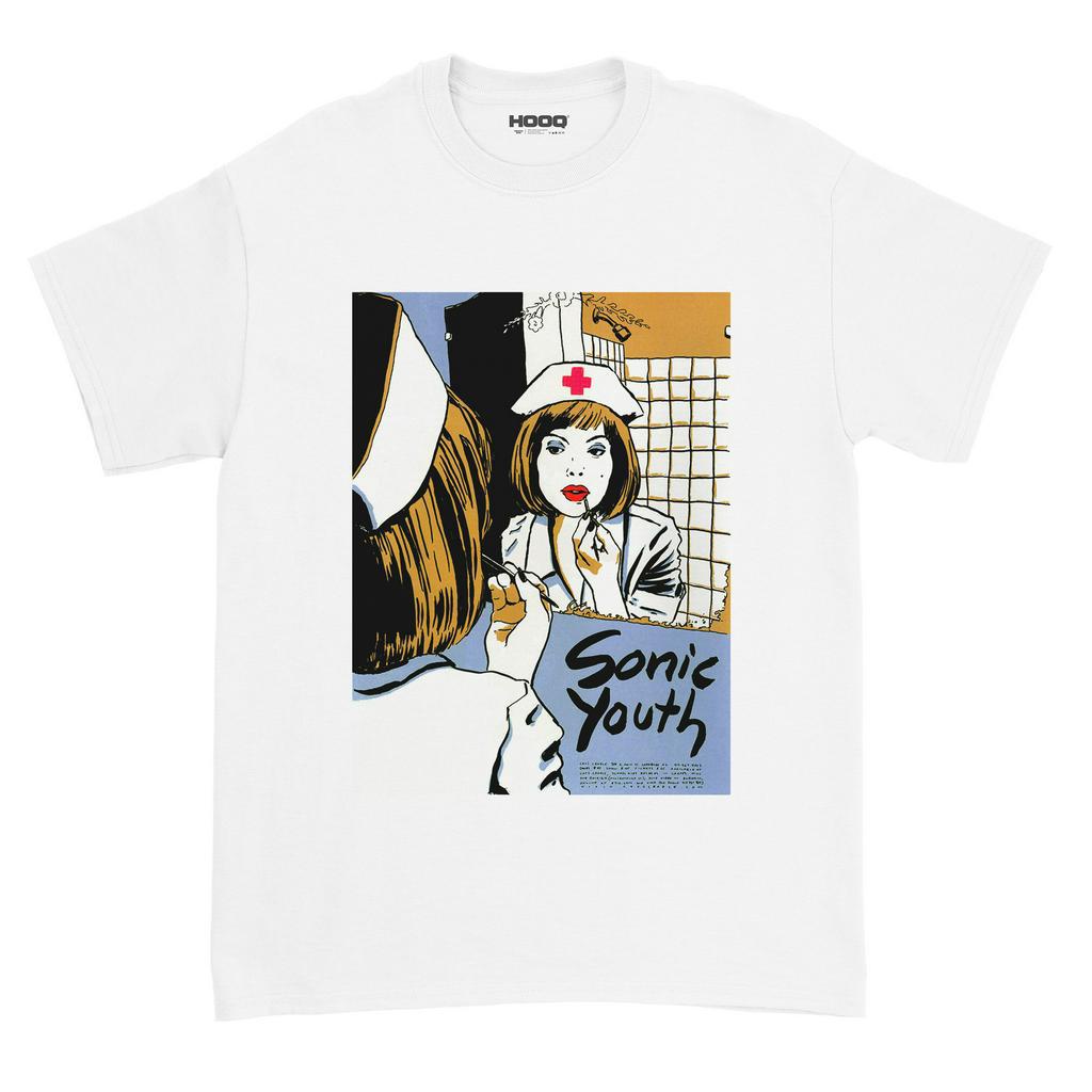 [ORI] KAOS BAND SONIC YOUTH - NURSE / UNISEX / BAJU SONIC YOUTH / T-SHIRT SONIC YOUTH