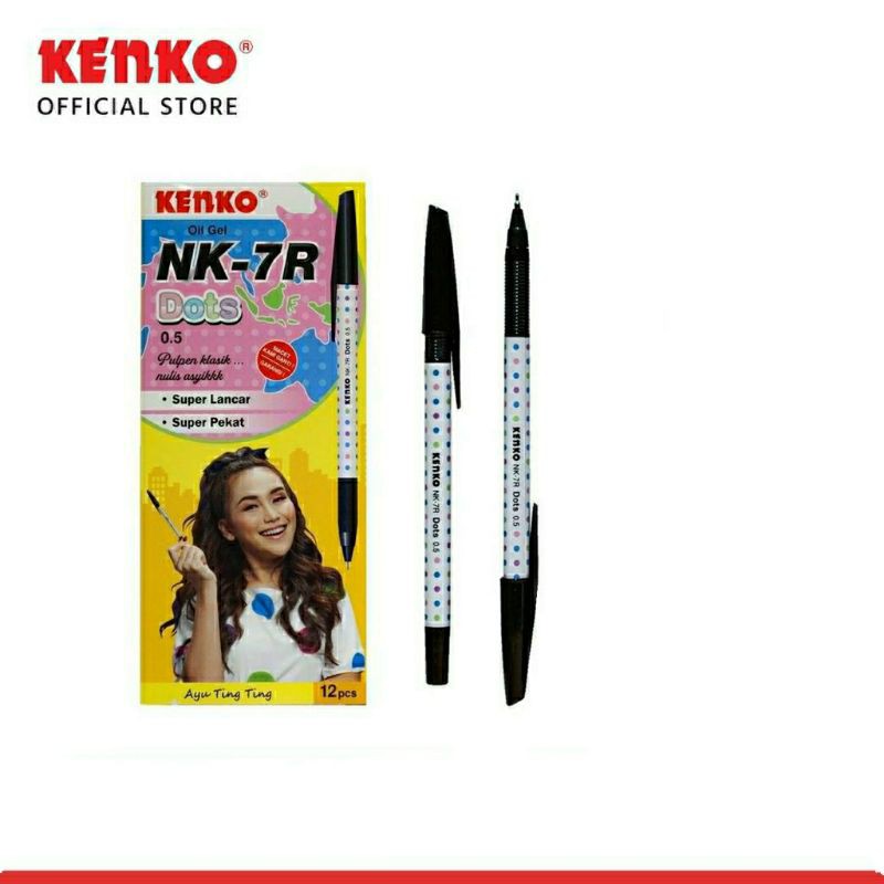 

KENKO Ballpen NK-7R Batik & Dots