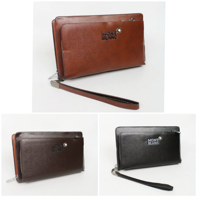 Handbag/Clutch Montblanc Pria &amp; Wanita Import Kulit Terbaru