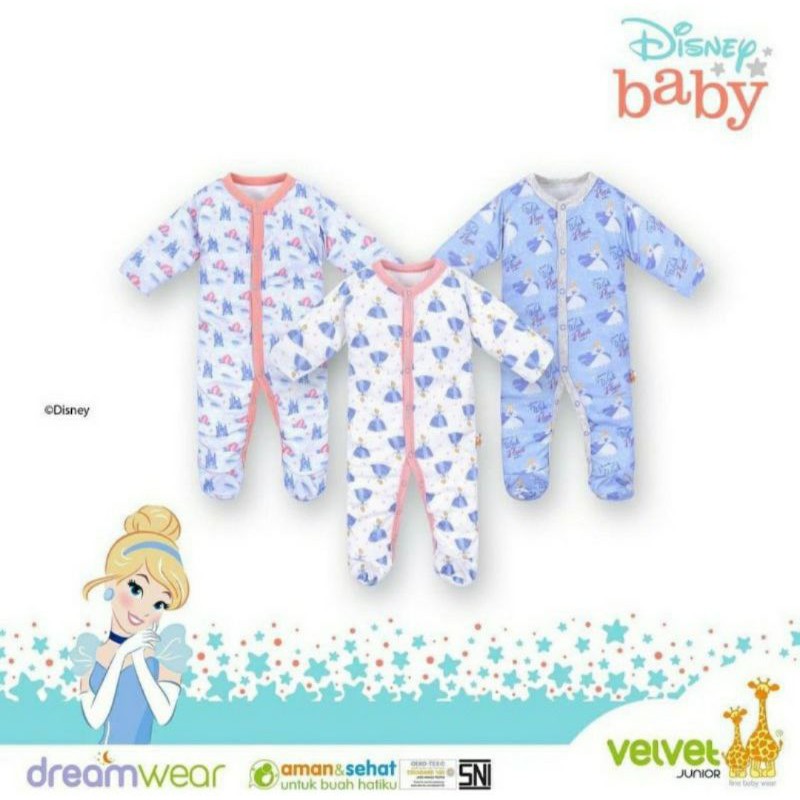 Velvet Junior Sleepsuits Dreamwear Series Sz SML