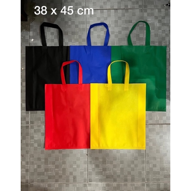 

Tas/Kantong/Goodie Bag Spunbond Kain 38 x 45 x 10 CM