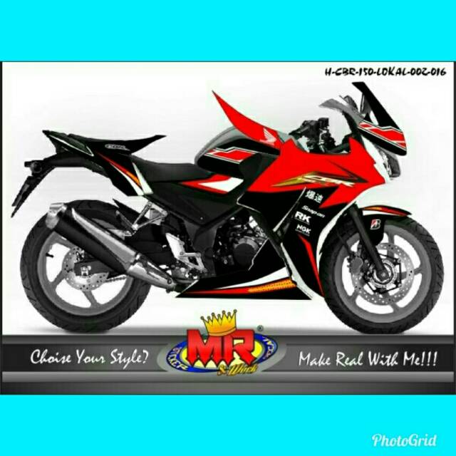 zumimylittlejourney: Stiker Keren Motor Cbr 150