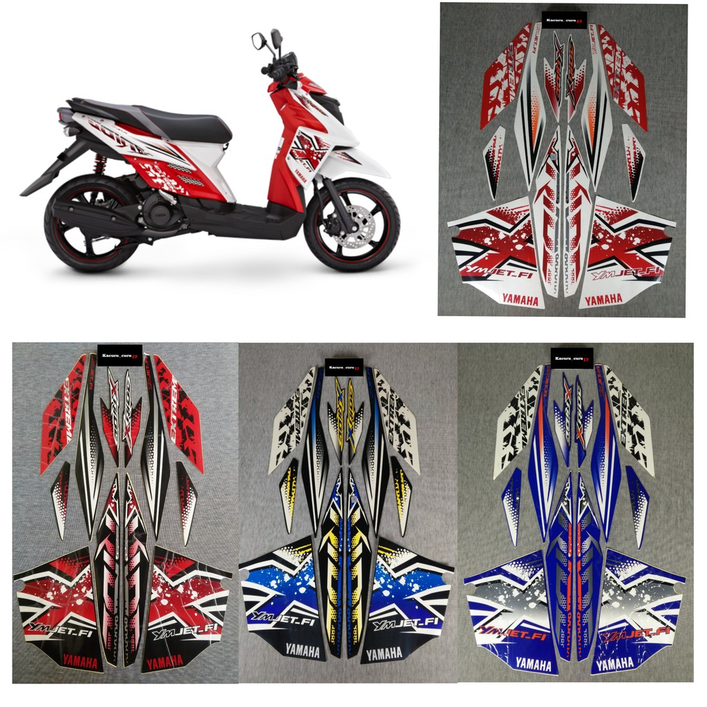 STIKER STRIPING STANDAR YAMAHA X-RIDE 2013-2014 - STIKER X-RIDE 2013