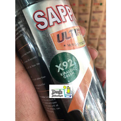 SAPPORO ULTIMATE XIRALLIC GREEN X92 400ML