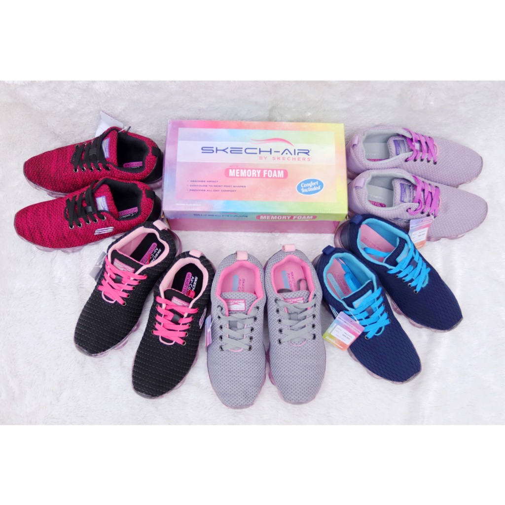 Sepatu Senam Wanita Skech-Air Sepatu  Wanita Terbaru Terbaru Sepatu Santai Wanita