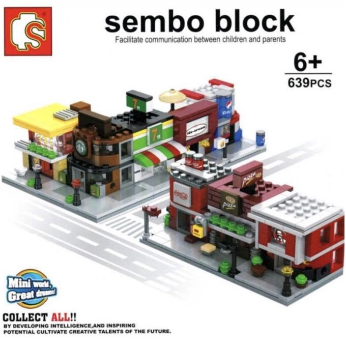 sembo block set city Lego