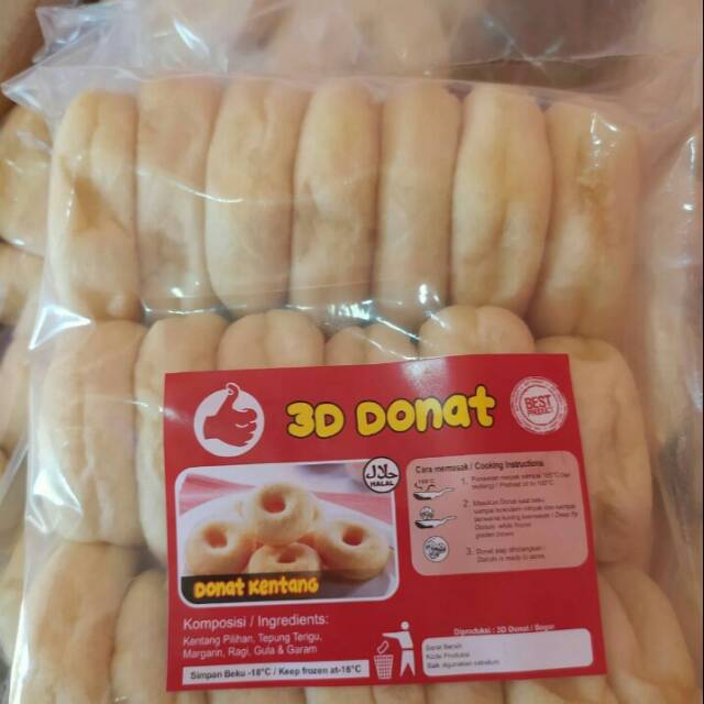 

DONAT KENTANG 3D DONAT ENAK