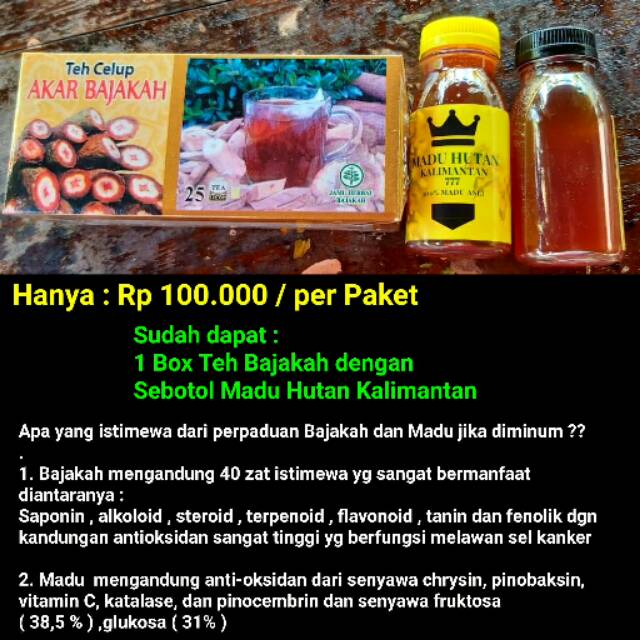 

Paket teh bajakah