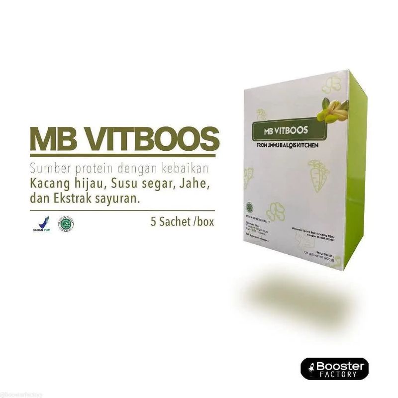 

MUNG BEAN VITBOOS (MB VITBOOS) Booster Factory/Minuman Serbuk Kesehatan/From Ummu Balqis Kitchen