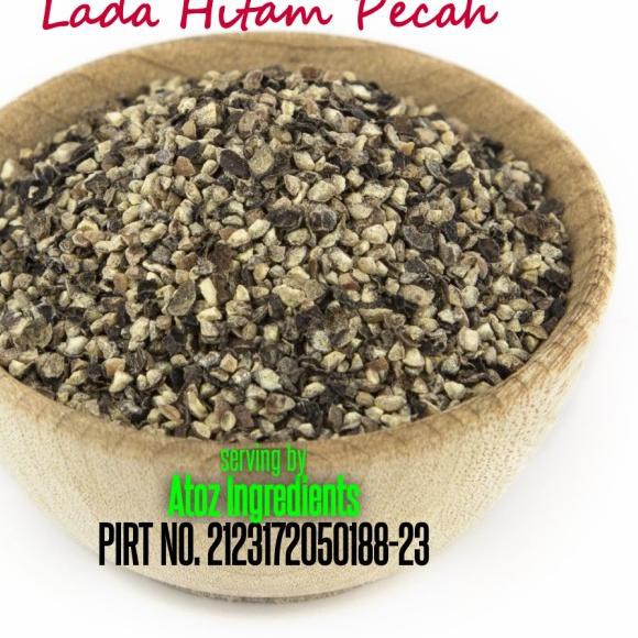 

➫ Black Pepper Crushed 100gram / Lada Hitam Cacah 100gram ♥