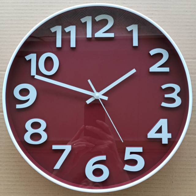  Jam  Dinding  Besar 36cm Jumbo Minimalis  Polos Modern 