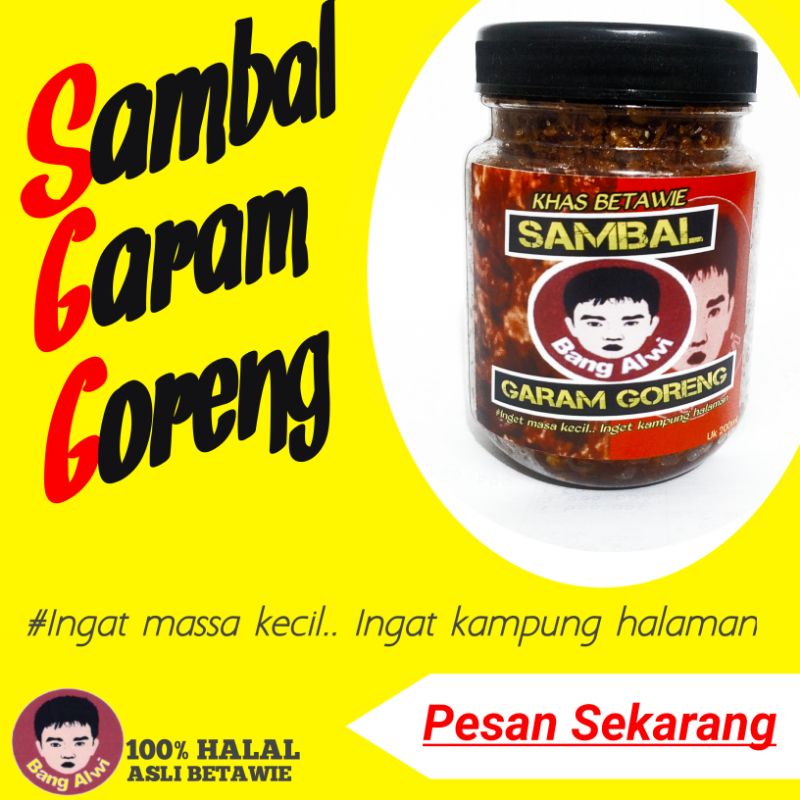 

SAMBEL GARAM GORENG / SAMBAL PEDAS / BAWANG GORENG / SAMBAL ORIGINAL / TERATAS / TERBARU