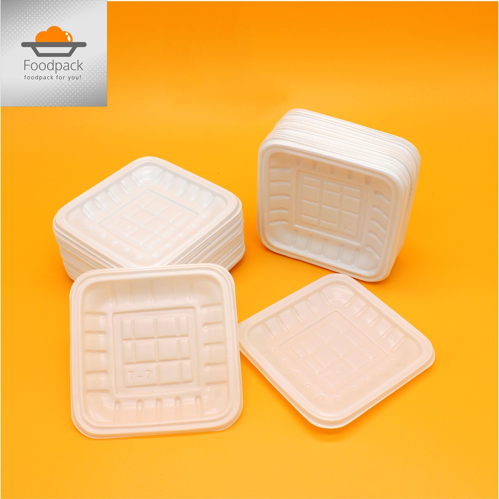 Mika Tray Putih Alas Tempat Wadah Buah Sayur Daging Kue