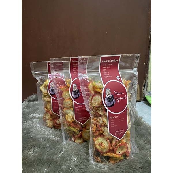 

Snack Camilan Kerupuk Seblak 70gr/kemasan