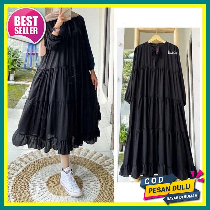 Drees Luna Series Drees Lebaran 2022 Raya Collection Gamis Luna Lebaran / Dress Ramadhan Terbaru Dre