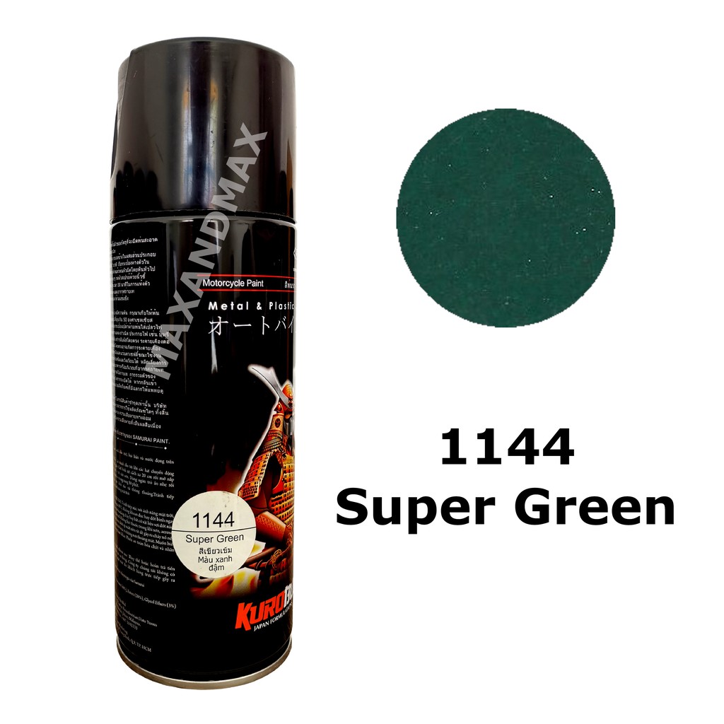 Samurai Paint Super Green 1144 Hijau Tua Metalik 400 Ml Cat Semprot Shopee Indonesia