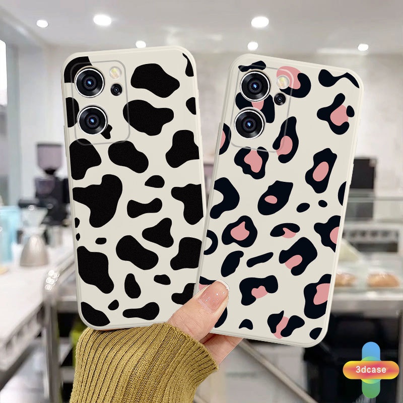 Case HP Infinix Hot 10 Play Hot 10 10t 10s 10i S4 9 Pro 11 Plus Hot 9 11 Play 11 11S NFC Infinix Smart 4 5 Pro 3 Plus Infinix Note 8 10 Tencno Spark 5 PRO A54 A15 A9 A5 Y12 Y20 A12 Fashion Leopard Print Camera Lens Protection Case