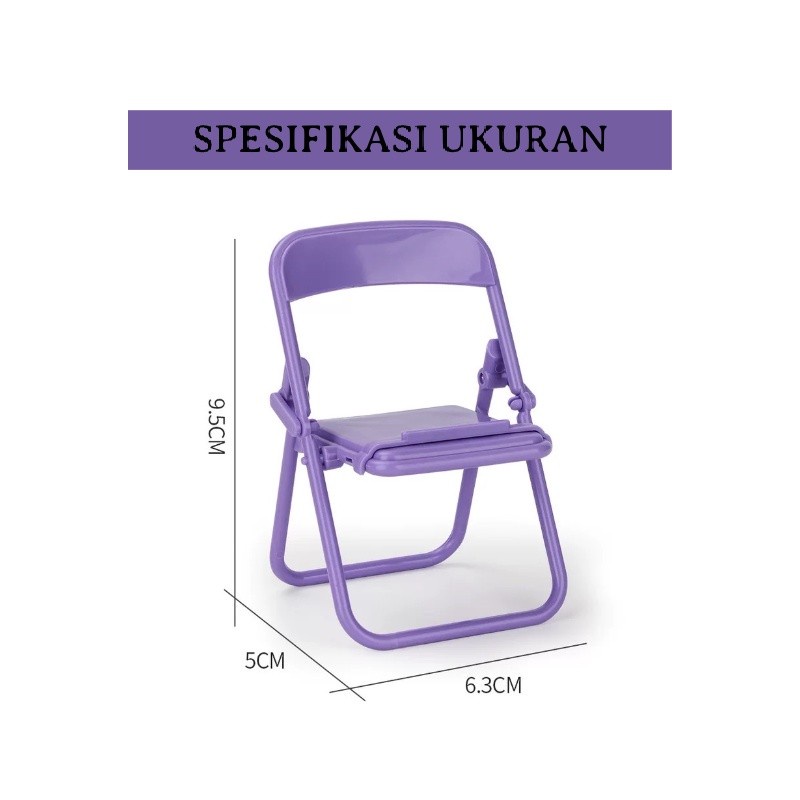 Holder HP Kursi Lipat / Stand HP Kursi Lipat / Folding Chair Holder HP