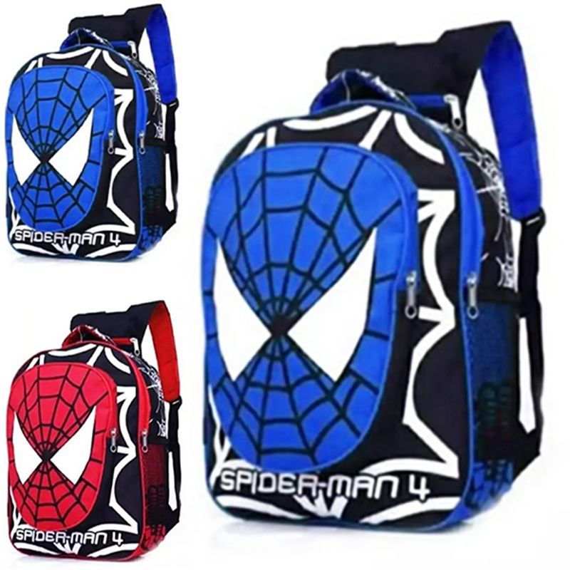 Tas Anak Ransel Sekolah Spiderman Tutup Backpack tas sekolah Tas lucu