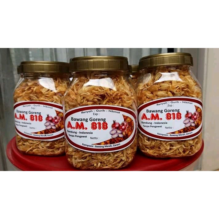 

BAWANG GORENG GRADE A AM 8.1.8 400CC