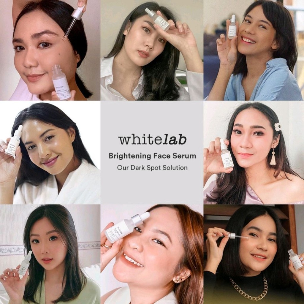 Whitelab Brightening Face Serum / Whitening serum penghilang noda hitam kulit wajah Original BPOM