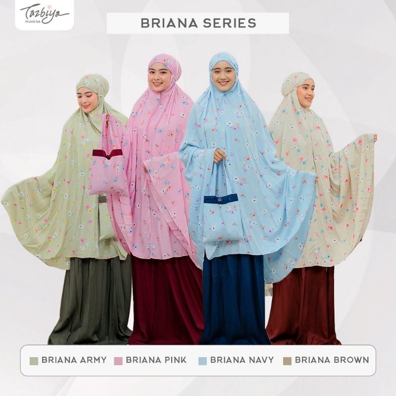 MUKENA TAZBIYA KOMBINASI BRIANA SERIES ALLSIZE