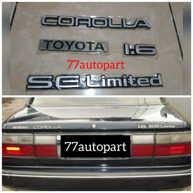 Emblem corolla twincam set