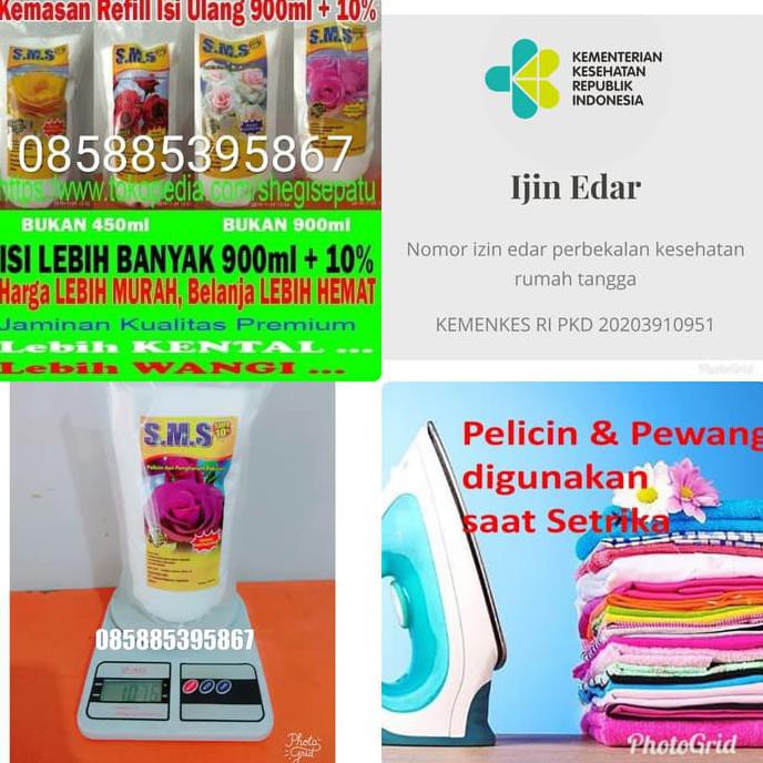 PEWANGI PENGHARUM PELEMBUT PELICIN SETRIKA PAKAIAN BAJU SUPER LAUNDRY - MAWAR KUNING