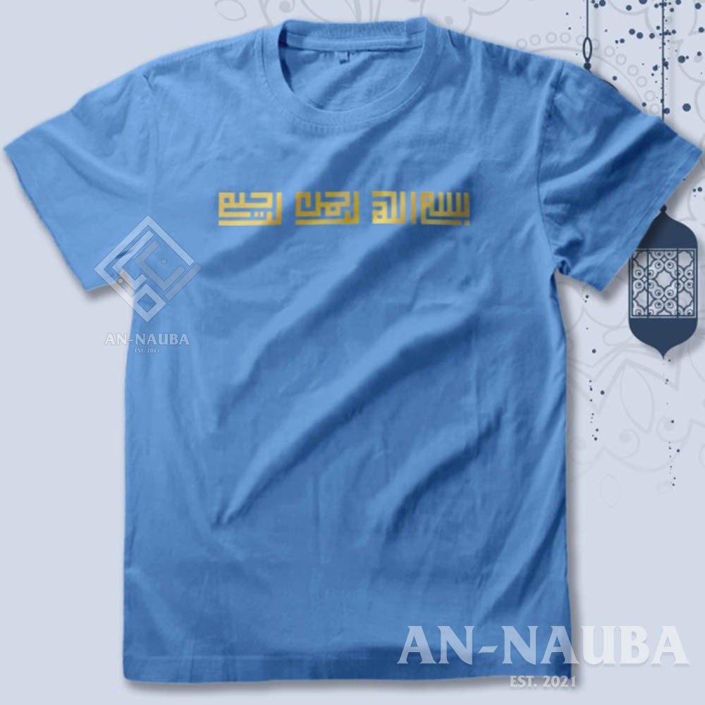 KAOS DAKWAH ISLAMI BISMILLAH KALIGRAFI / Baju Distro Santri Islam / Tshirt Muslim Trendy [AN-6304]-6