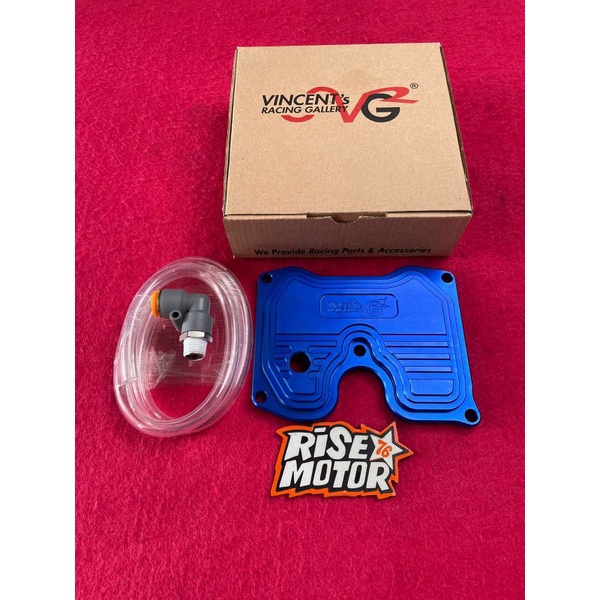 TUTUP HEAD VRG MX KING BIRU