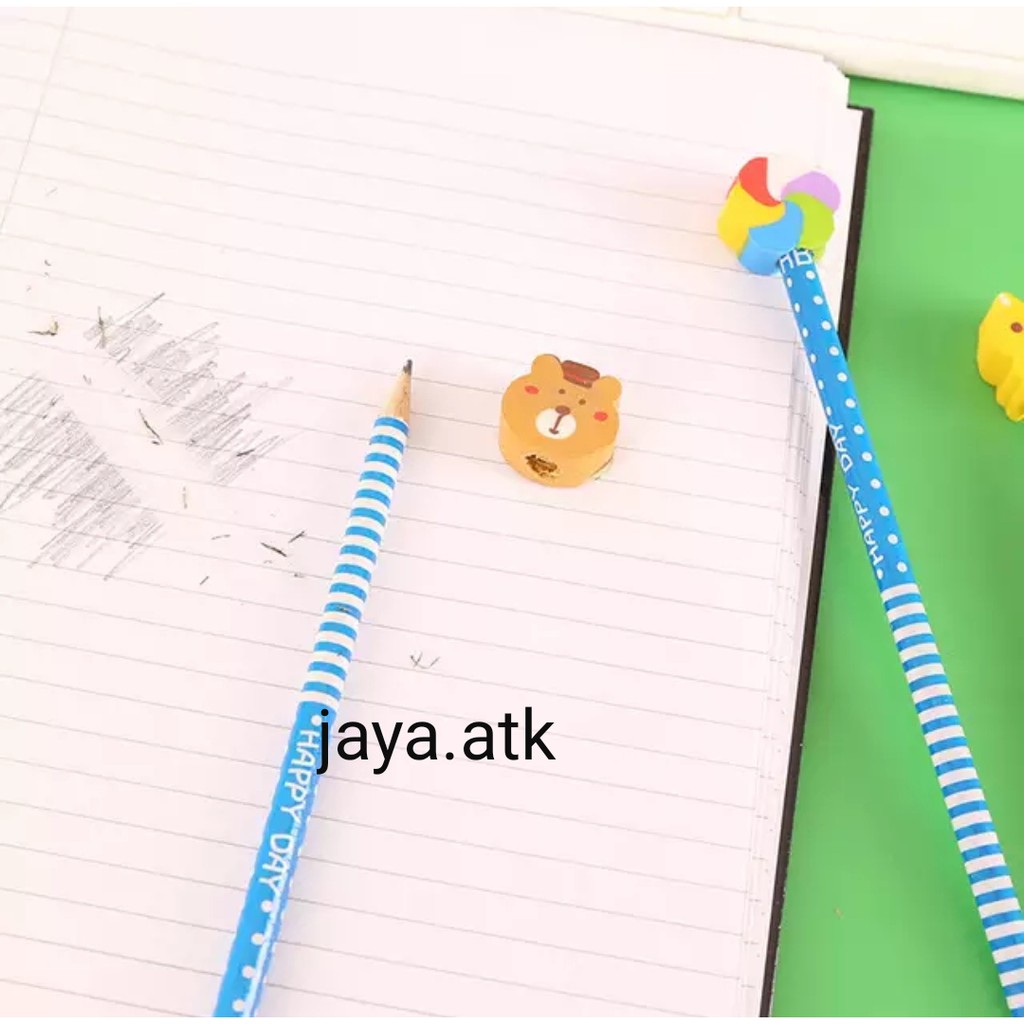 Pensil Raut - Pensil Kayu Plus Penghapus