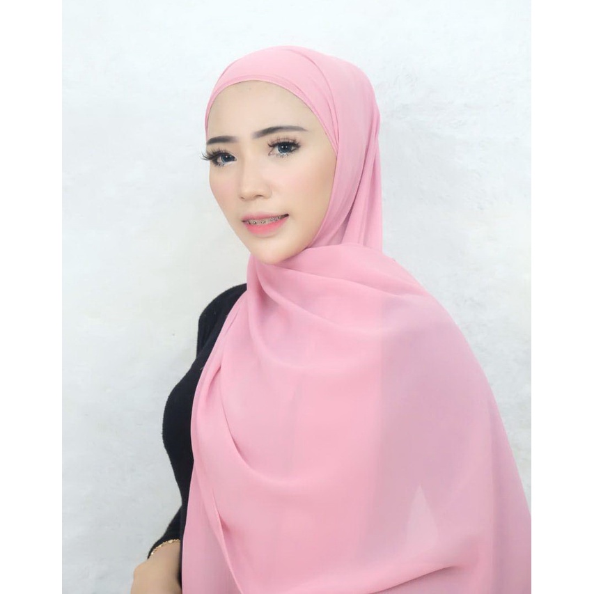 Pashmina Inner 2in1 Ceruty Babydoll