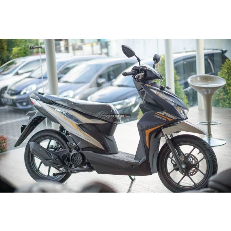 Striping Beat Fi 2022 Silver Biru