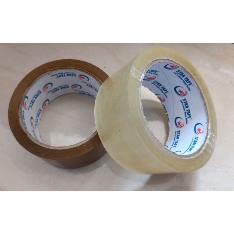 

LAKBAN BENING / LAKBAN COKLAT 80YARD / ISOLASI / PEREKAT